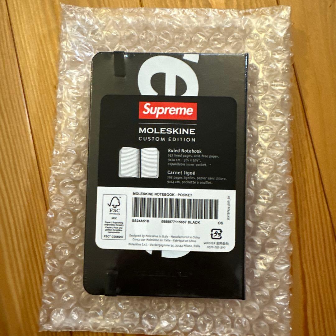 Supreme Moleskine Custom Edition ブラック