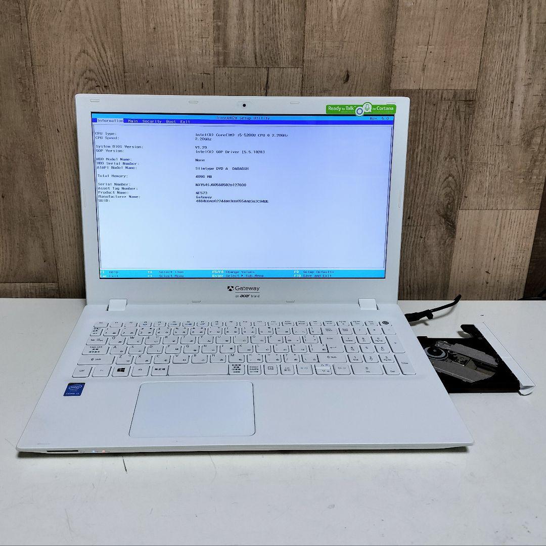 acer Gateway Corei5 メモリ4GB ジャンク ストレージなし