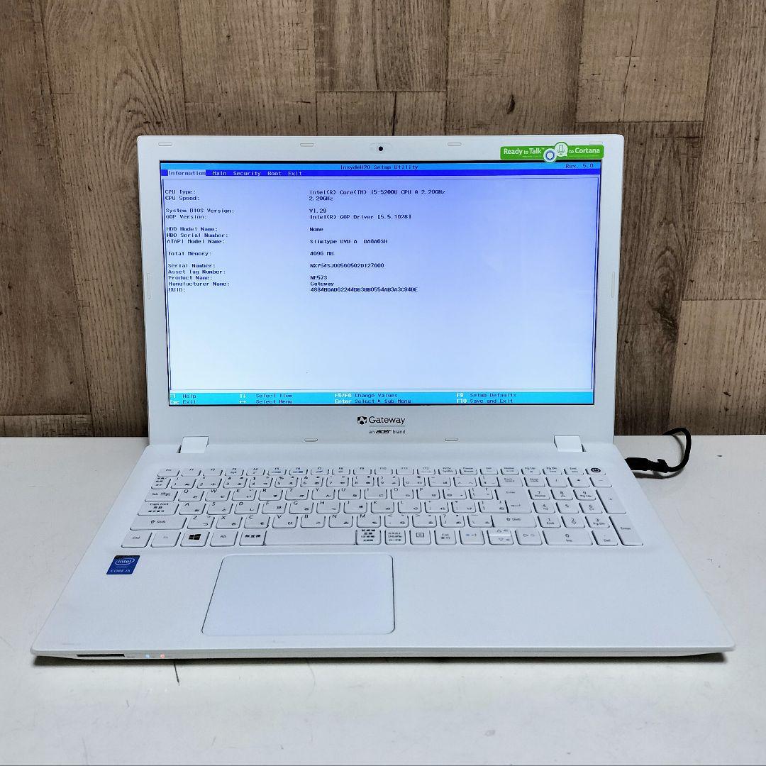 acer Gateway Corei5 メモリ4GB ジャンク ストレージなし