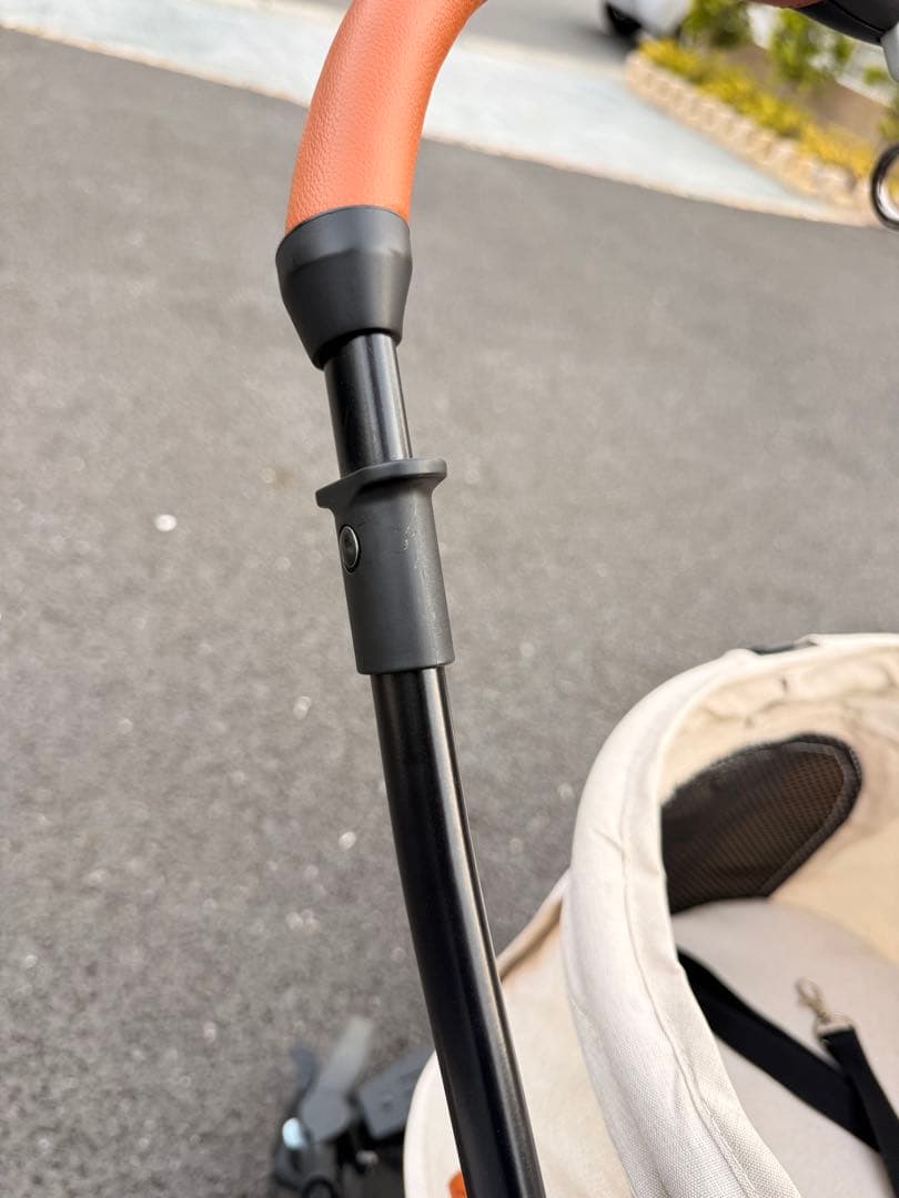 ベージュ ペットカート 折りたたみ式