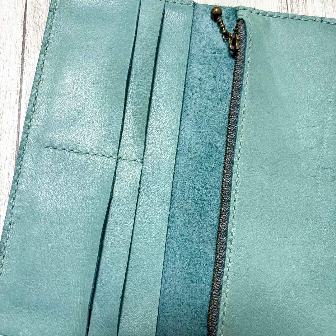 長財布　レザークラフト 本革　革　ヴィンデージ ロングウォレット　レザー