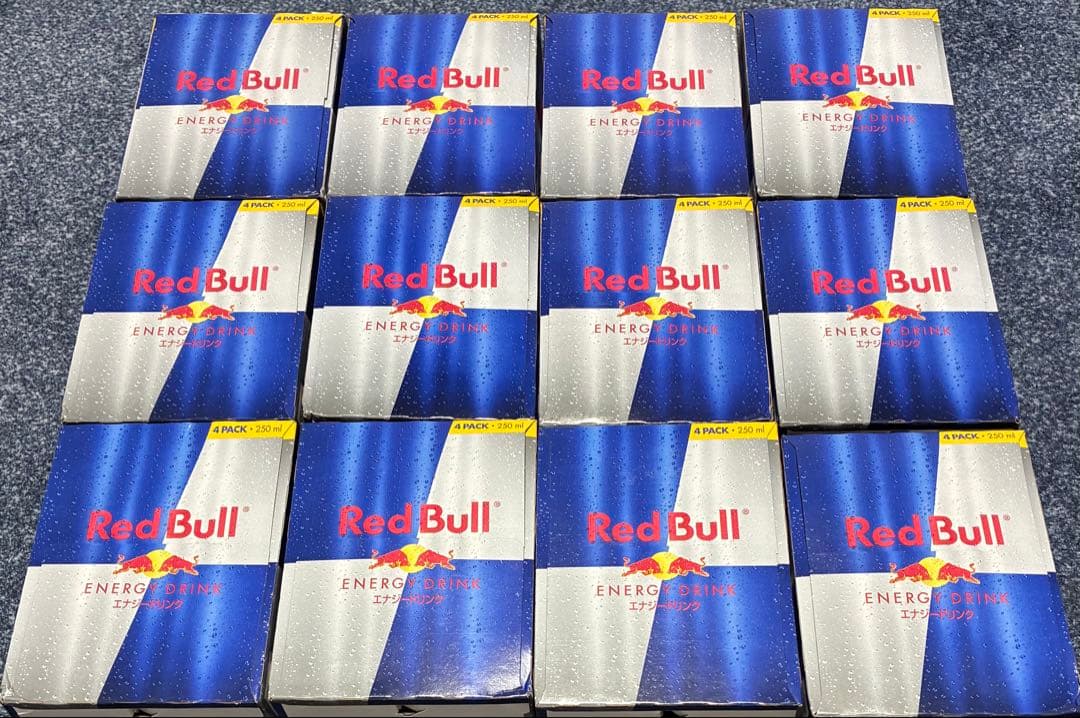 Red Bull エナジードリンク　4本入　12パック　48本