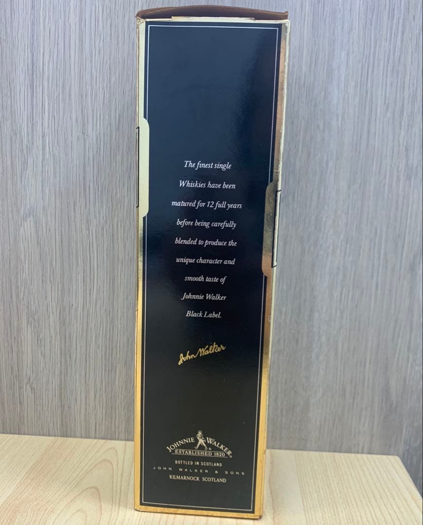 【未開栓】Johnnie Walker BLACK LABEL ジョニ黒箱入り