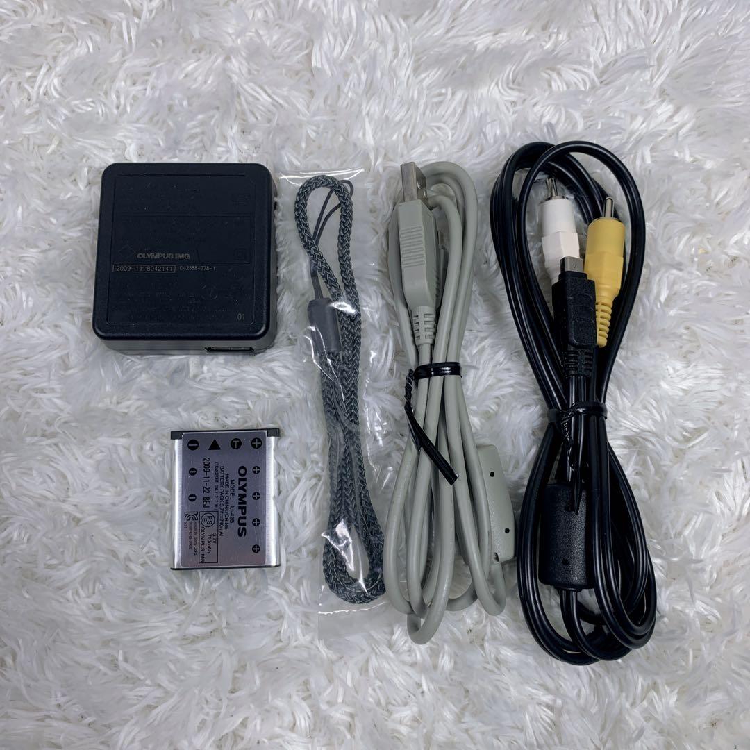 【新品同様品】OLYMPUS μ-7040 ピンク 外箱付 コンデジ