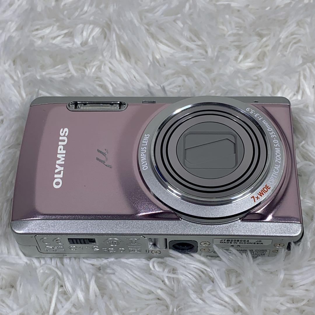 【新品同様品】OLYMPUS μ-7040 ピンク 外箱付 コンデジ