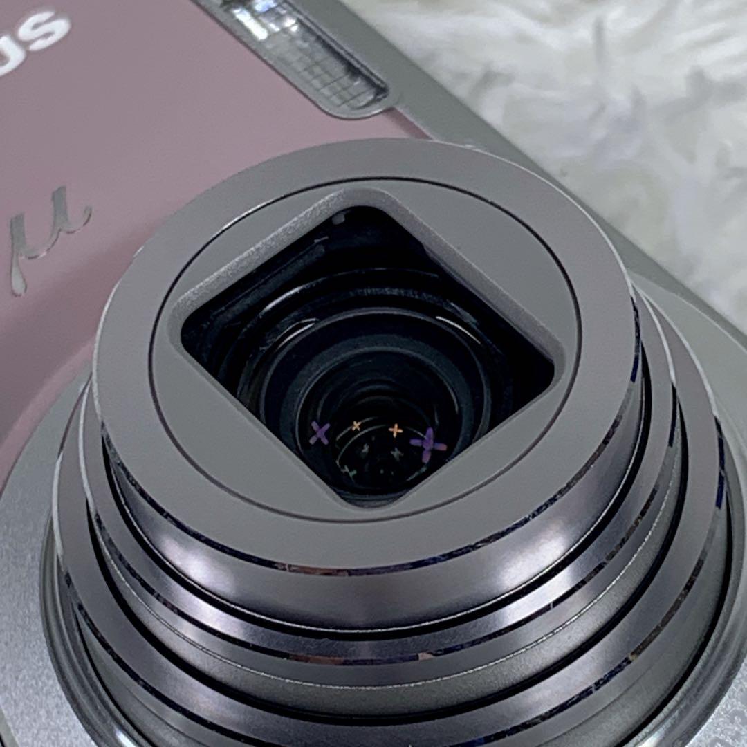 【新品同様品】OLYMPUS μ-7040 ピンク 外箱付 コンデジ