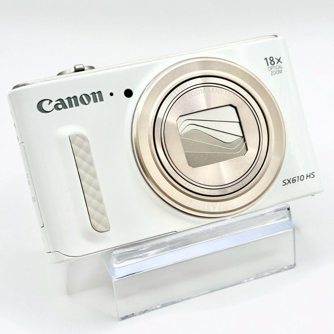 【極美品】Canon PowerShot SX610 HS コンデジ ホワイト