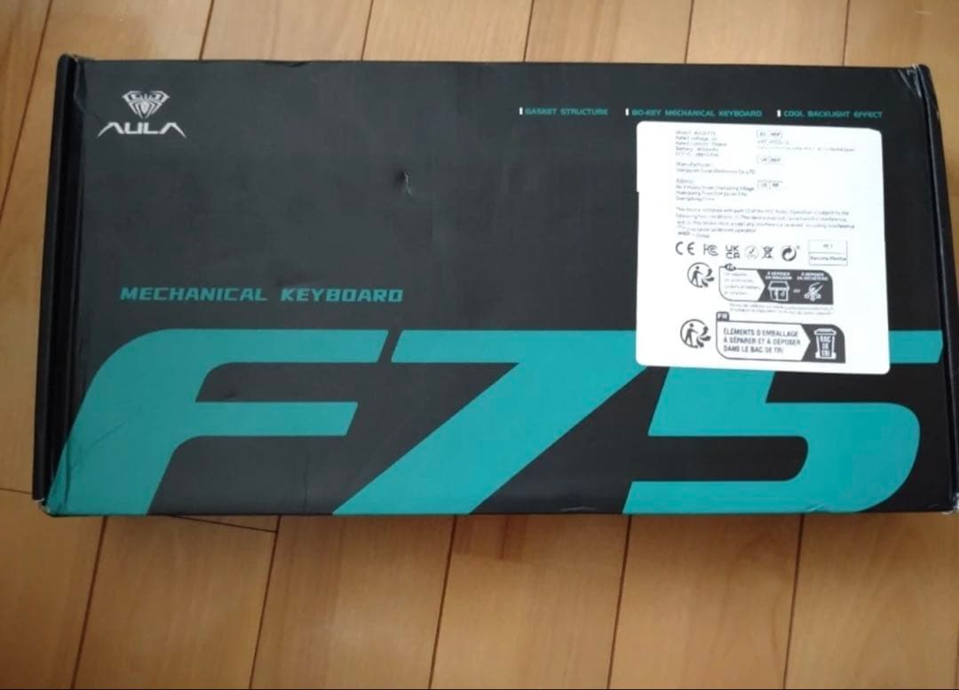 新品未開封Aula F75 ゲーミングキーボードライトグレー