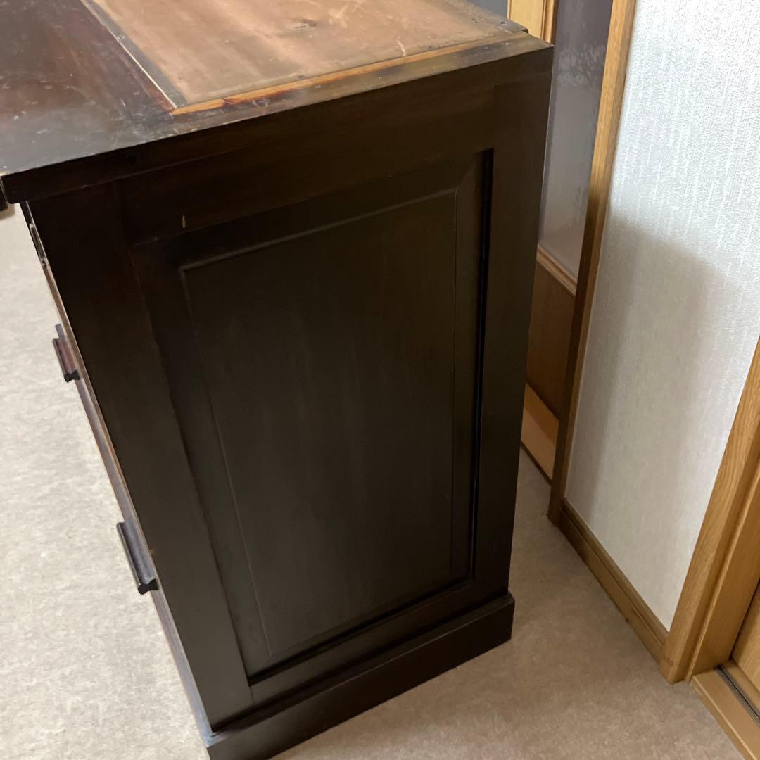 レトロな引戸引出戸棚（下段分）／上下段分割出品していますが上段の同時購入をお願い