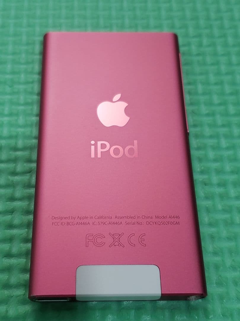 iPod Nano 第7世代 16GB ピンク外観美品バッテリー約20時間再生可