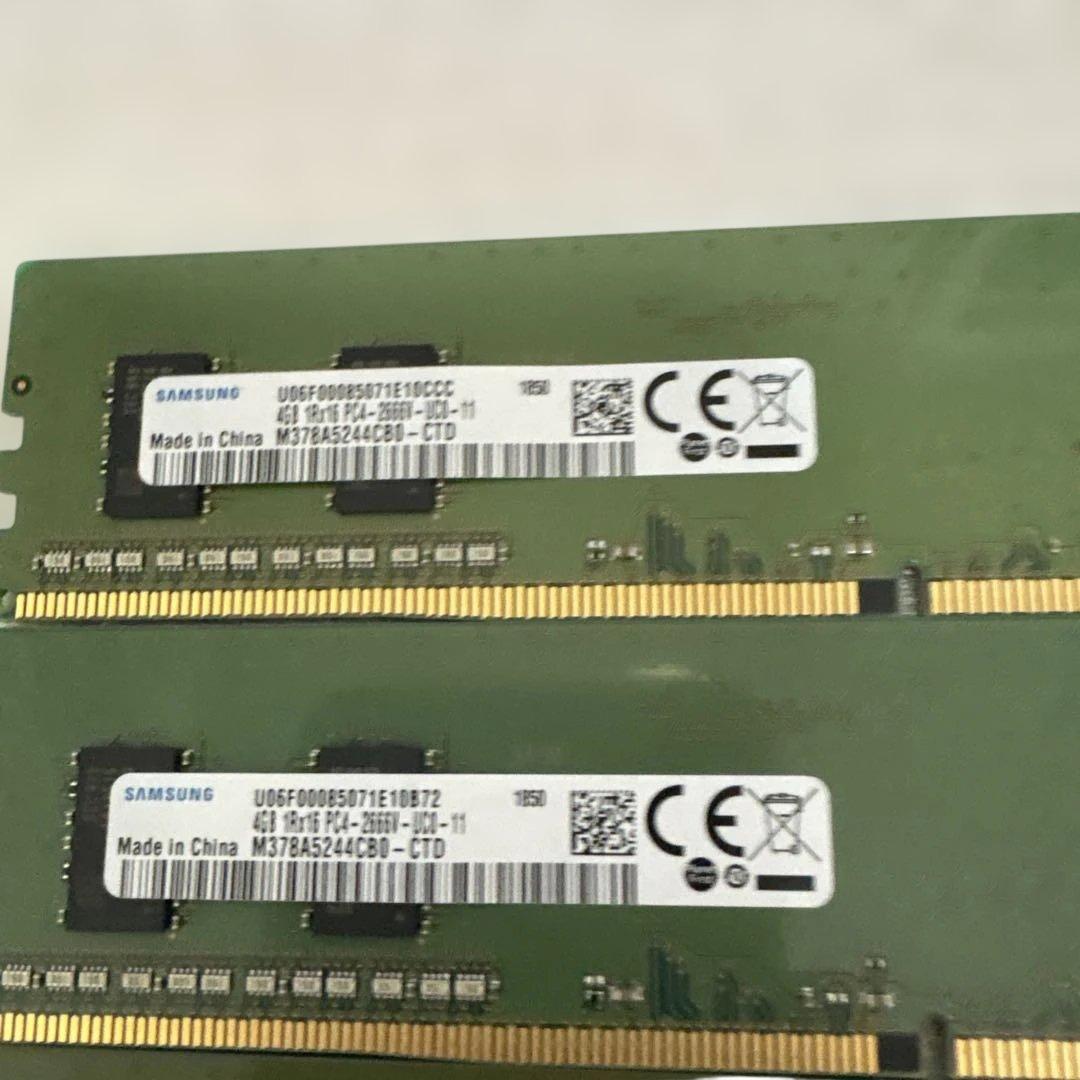 SAMSUNG 4GB PC4-2666V メモリ 4枚セット