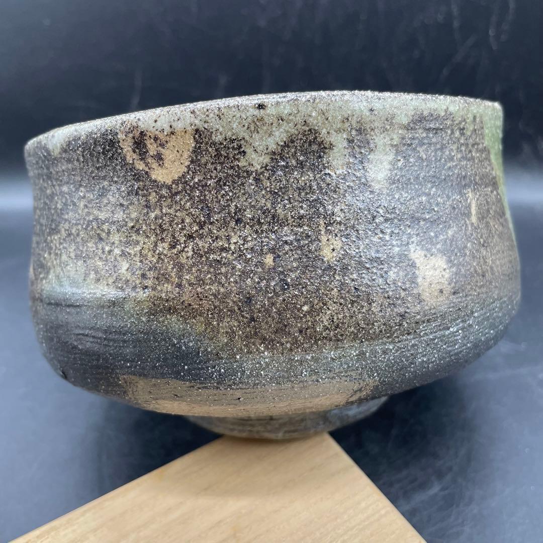 【312】美濃焼 宝山窯 自然灰釉抹茶茶碗 加納臣峰