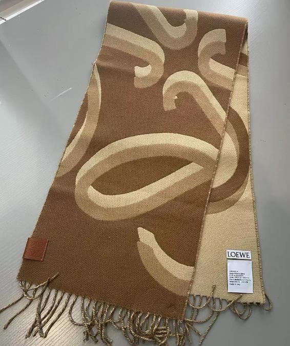 未使用 LOEWE ロエベ カシミヤマフラー