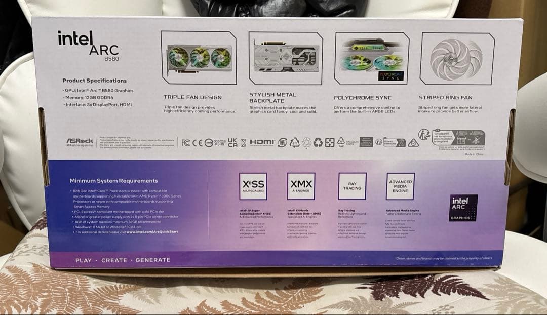 グラフィックボード　Intel ARC B580 12GB