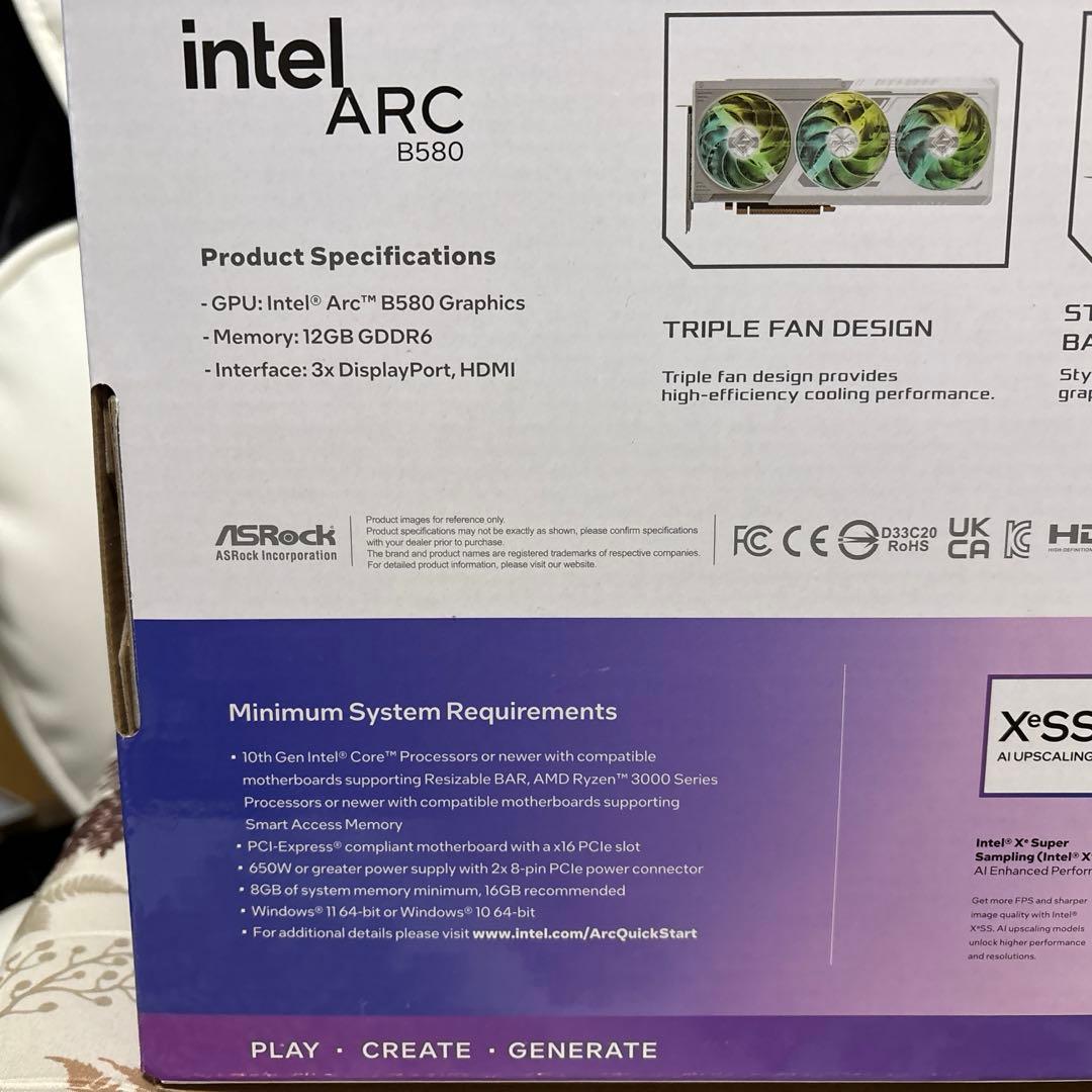 グラフィックボード　Intel ARC B580 12GB