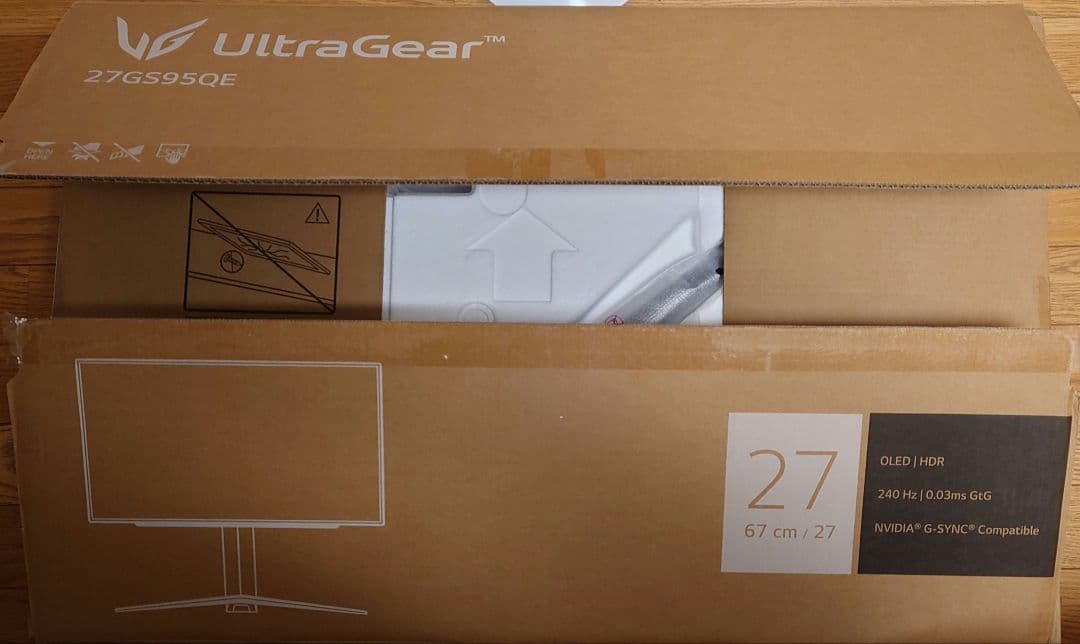 限界最終値下げ LG 27GS95QE-B OLED WQHD 240Hz