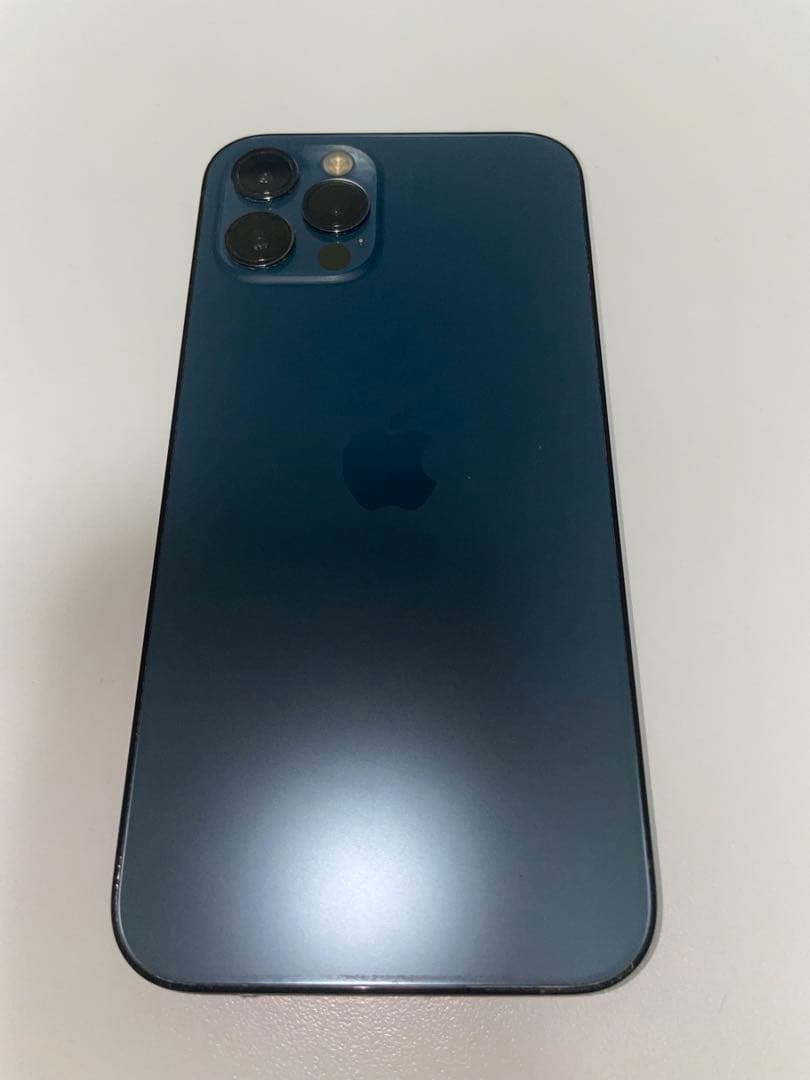 iPhone12pro ブルー256GB(未使用のLightningケーブル付)