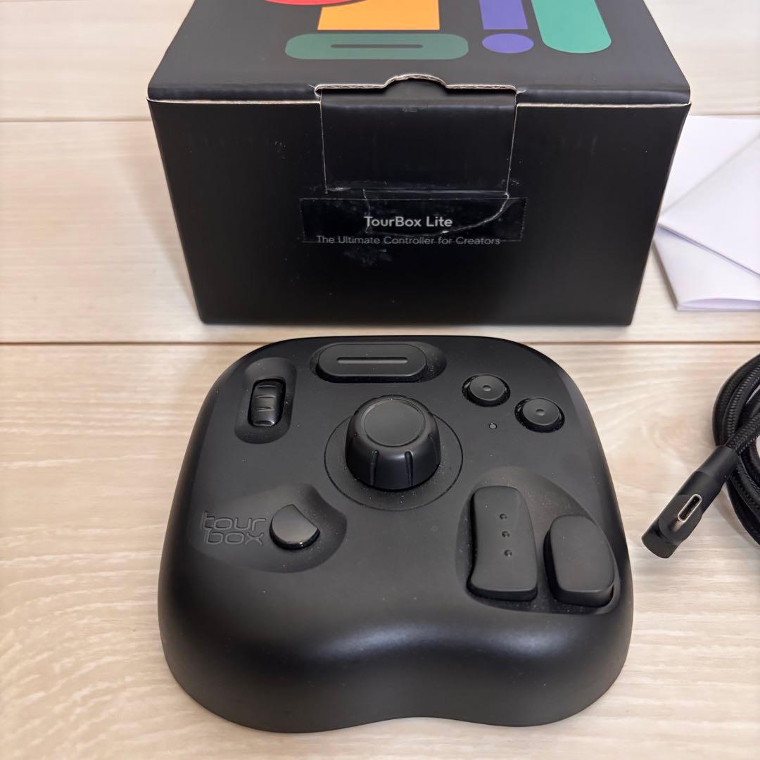 TourBox Lite ブラック 左手デバイス 美品・付属品完備