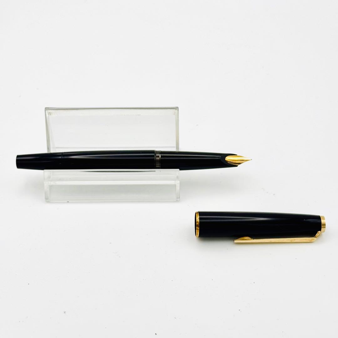 美品 モンブラン 万年筆 420 14K 585 毎日新聞 記念刻印 吸入式