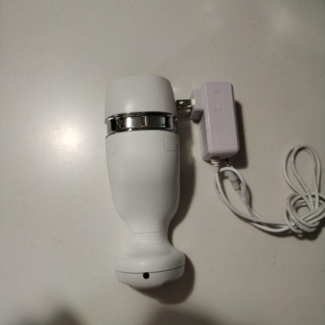 ハンドヘルド超音波ダイエット機器 ホワイト ACアダプター付き美品