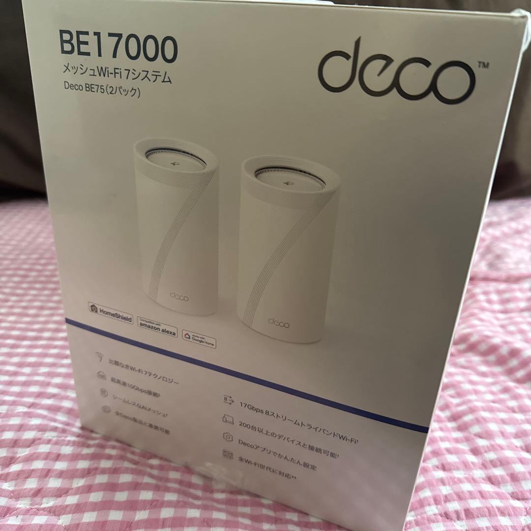 【新品未使用・シュリンク付き】tp-link deco BE75 BE17000