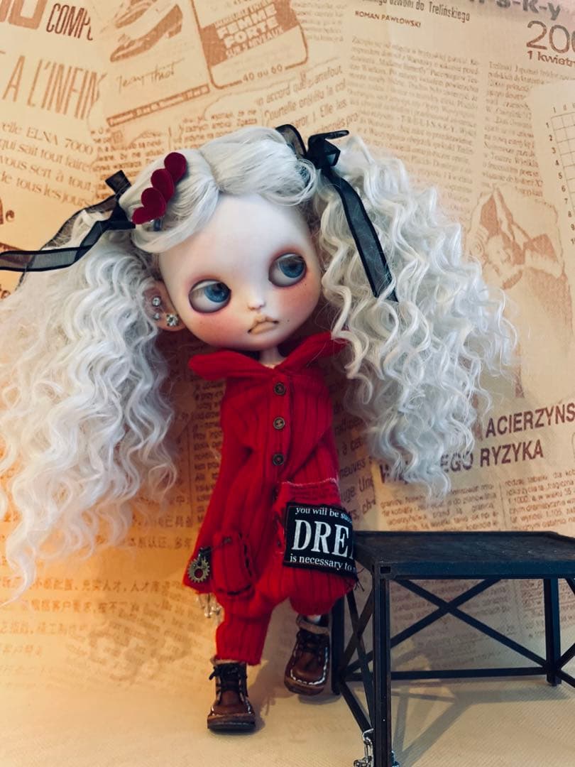 【専用】カスタム アイシードール デザインウィッグ アウトフィットフルセット