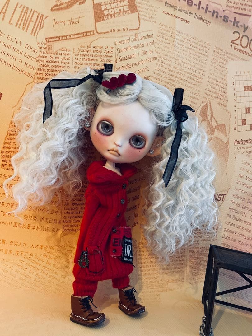 【専用】カスタム アイシードール デザインウィッグ アウトフィットフルセット