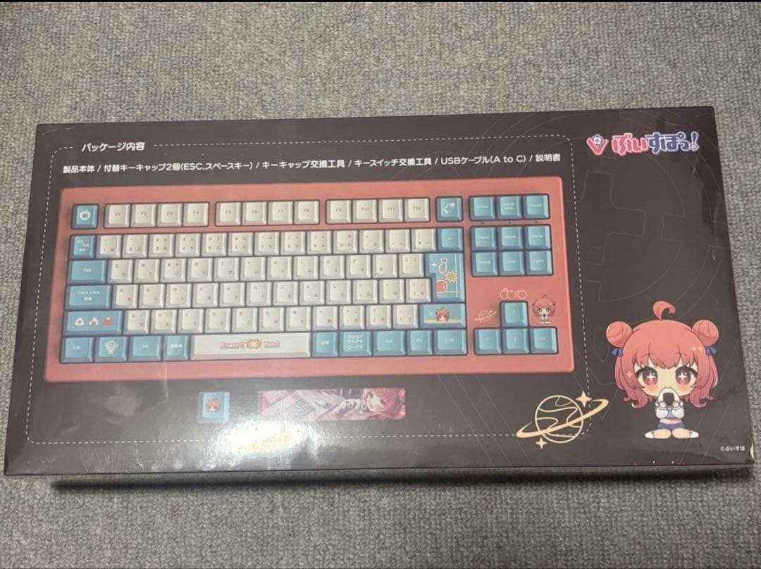 【未開封未使用】VSPO!GEAR 夢野あかり ゲーミングキーボード