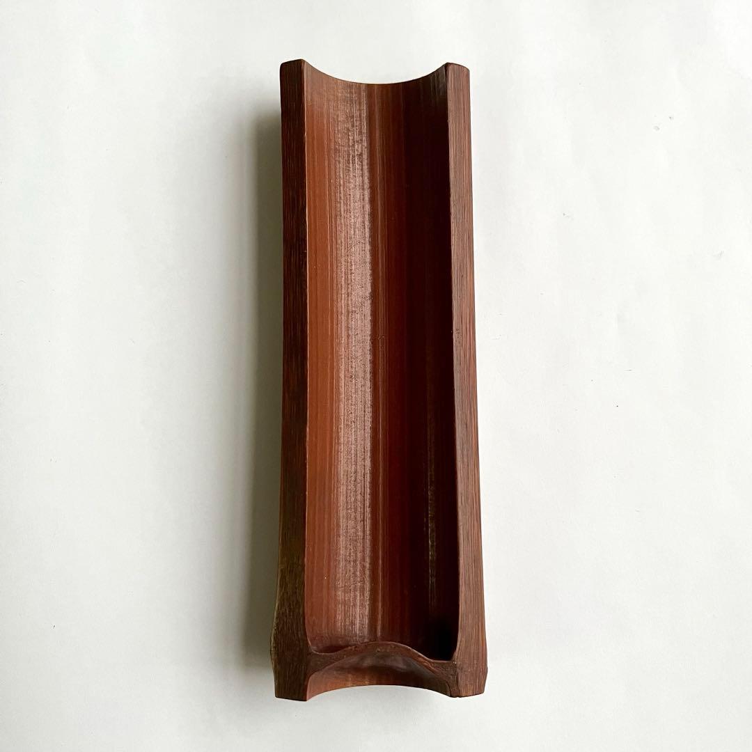 煎茶道具　古作　山水文　漢詩　茶合