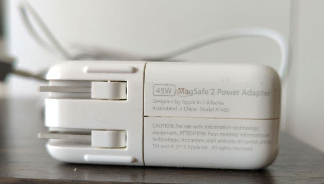 Apple MagSafe 2 純正充電器 45W