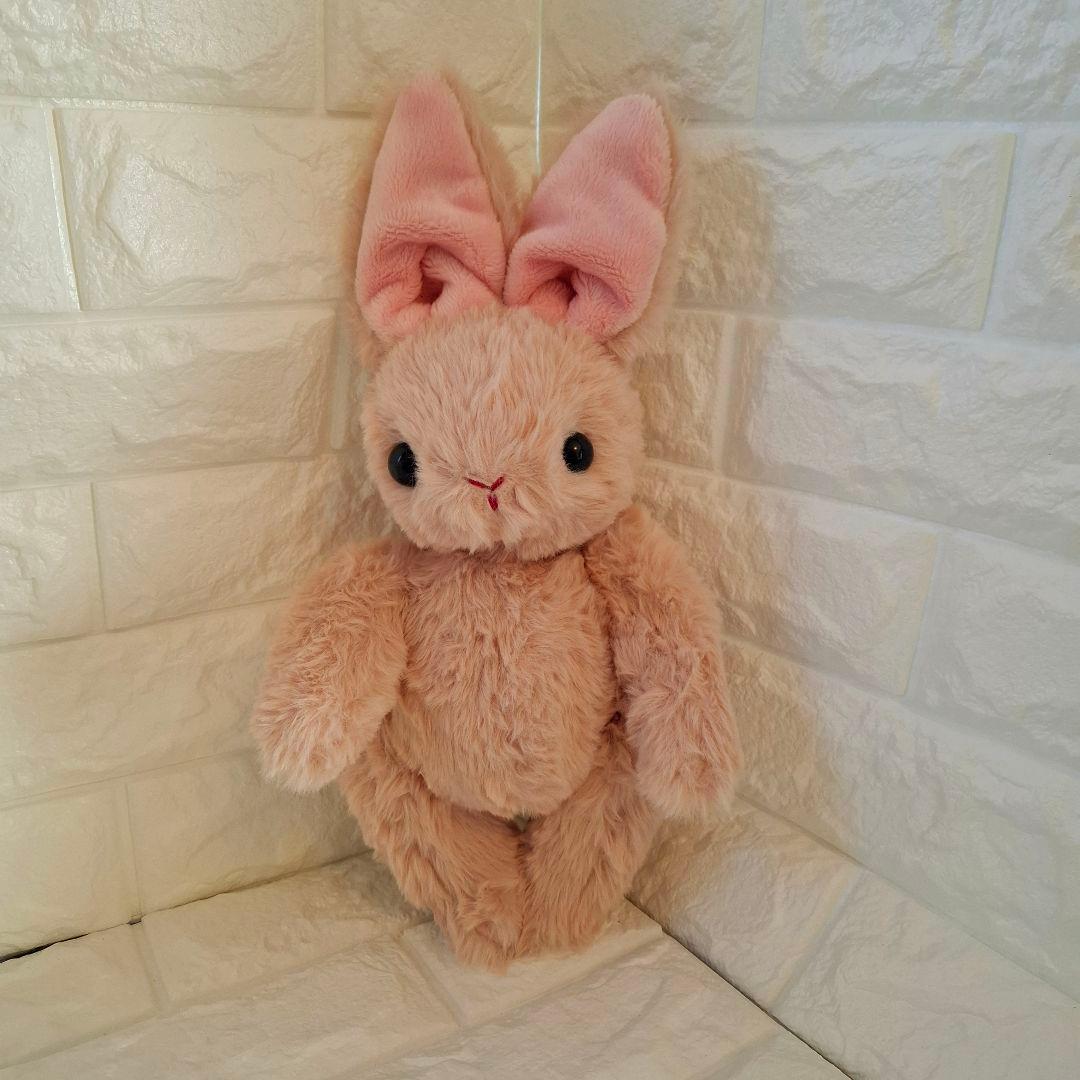 ぬいぐるみ、うさぎ、ラビット、ハンドメイド、オリジナル、抱きしめられるサイズ、
