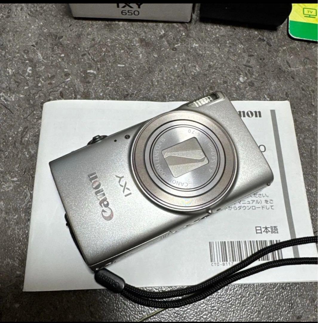 【美品付属品あり】 キヤノン　Canon IXY 650 シルバー