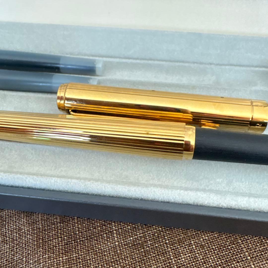 Parker ゴールド 万年筆 カートリッジセット