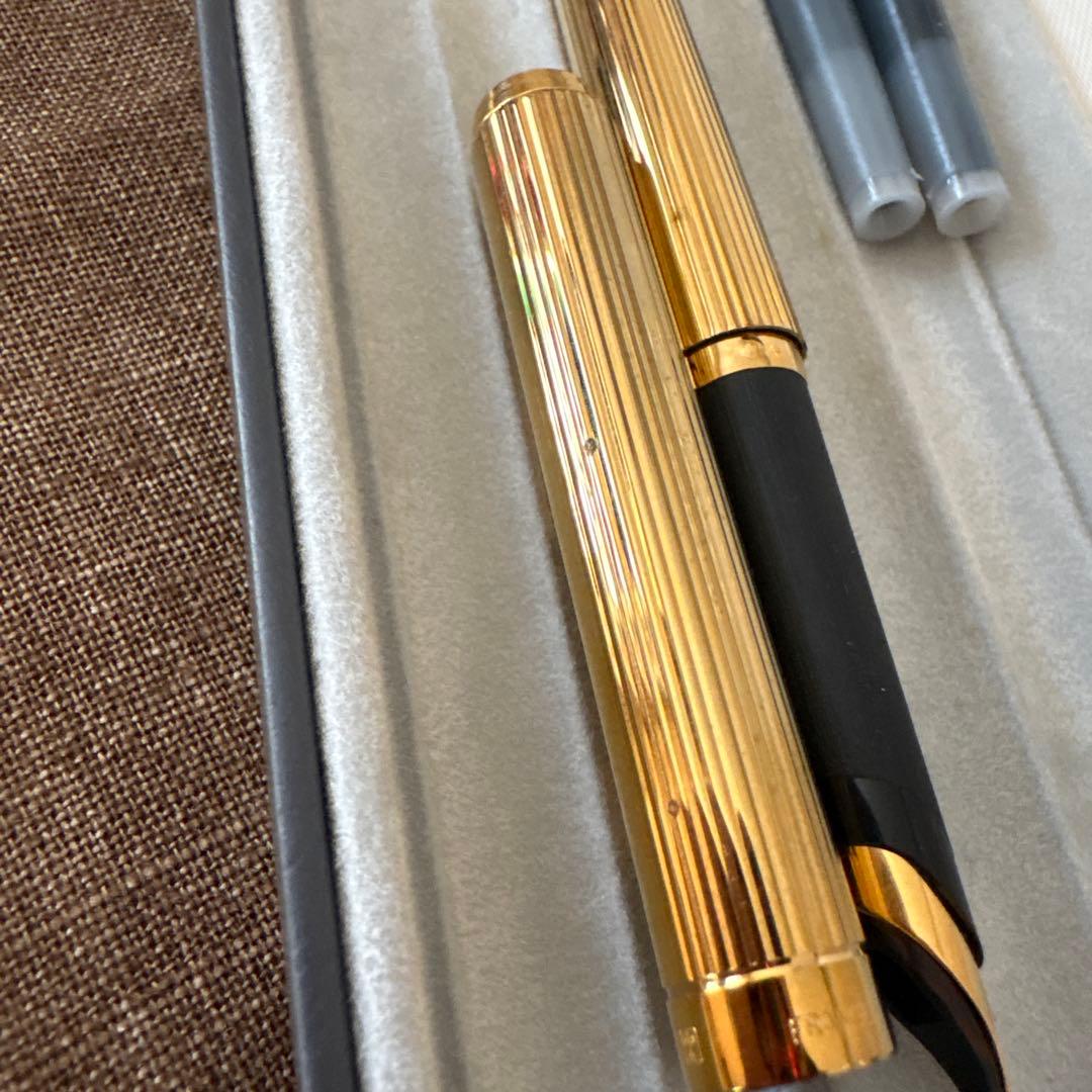 Parker ゴールド 万年筆 カートリッジセット