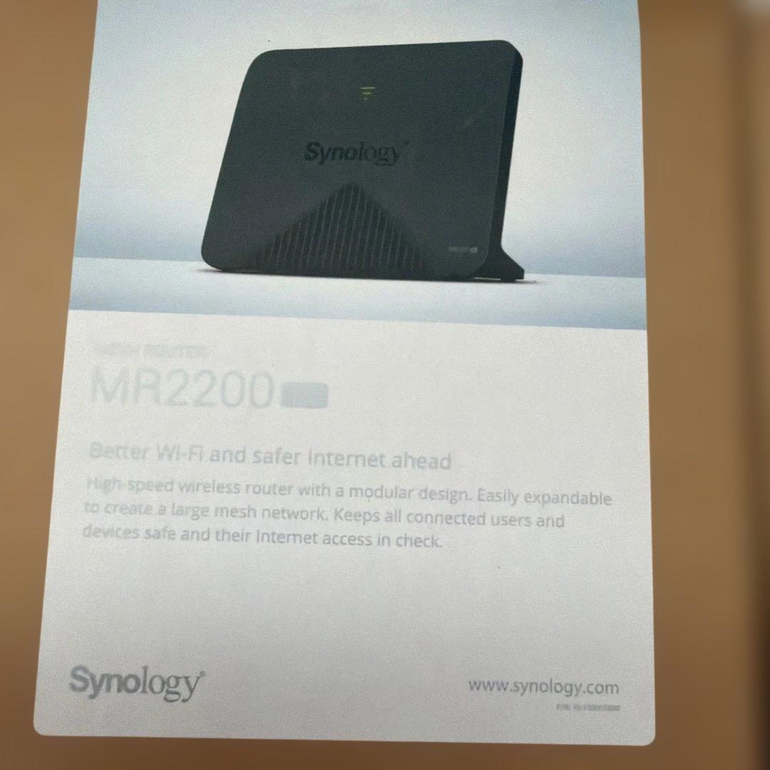 Synology メッシュルーター Wi-Fi中継 MR2200ac