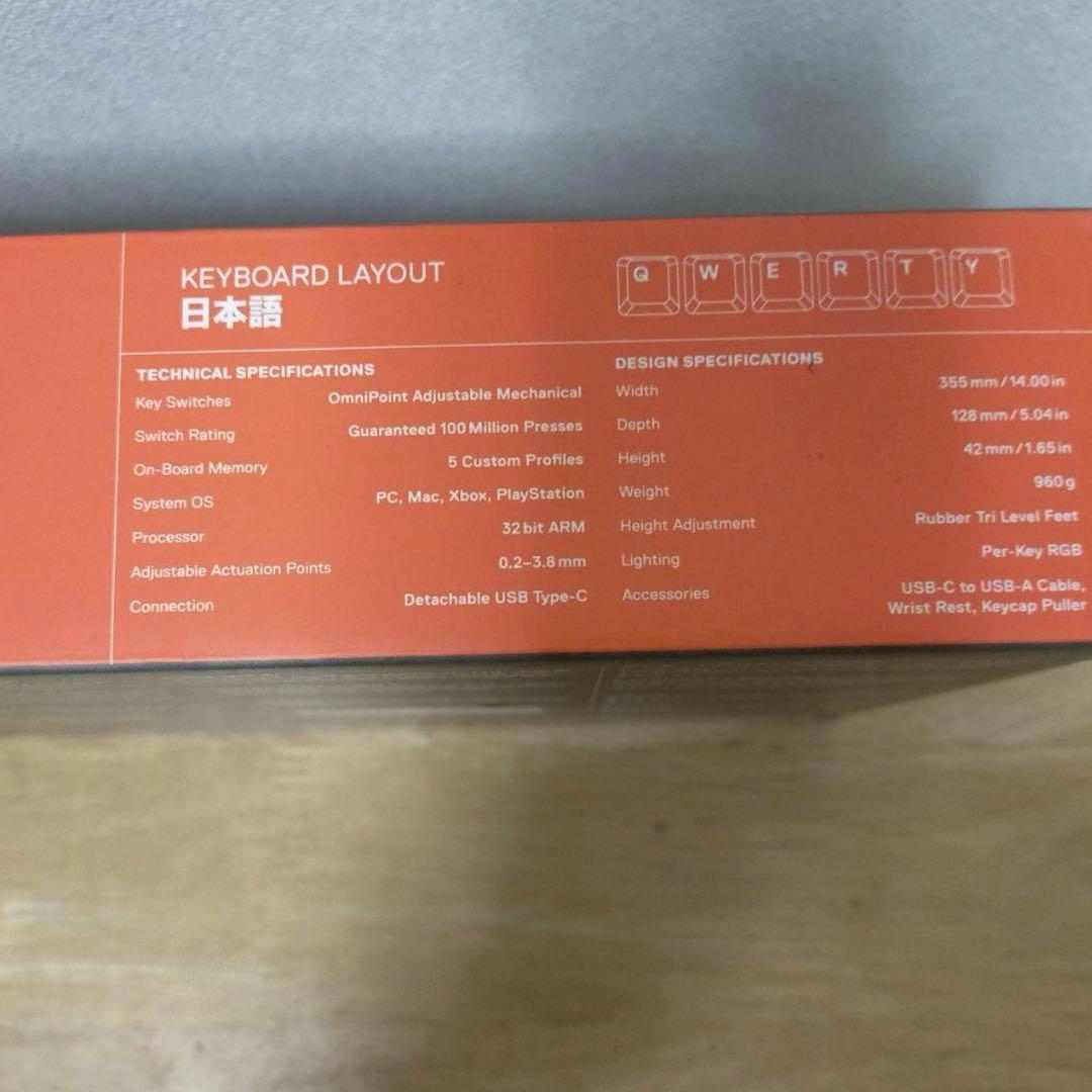 【新品未開封】SteelSeries Apex Pro TKL 2023