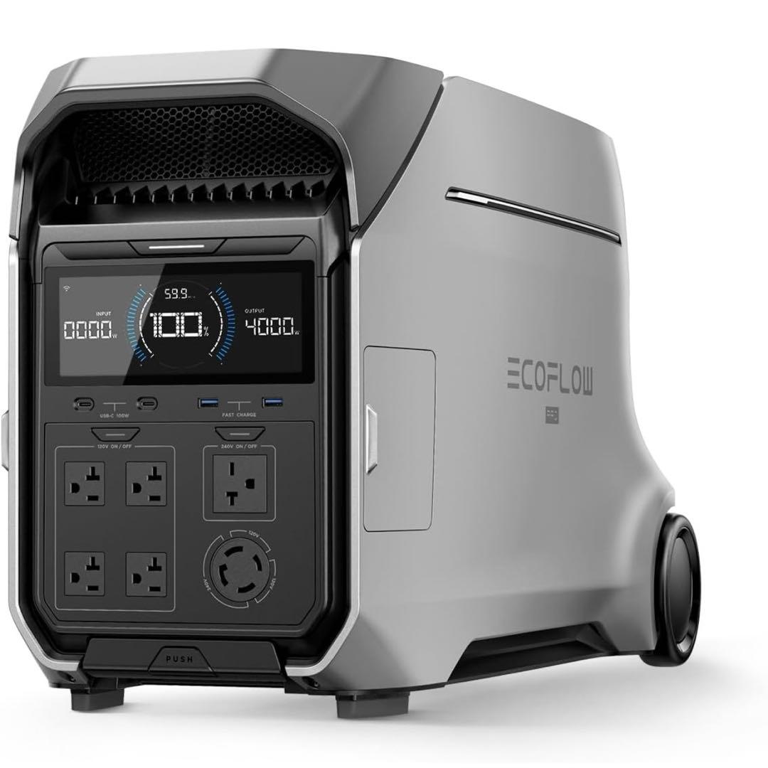 【新品・未使用】ECOFLOW DELTA PRO3 4kwh 家庭用蓄電池