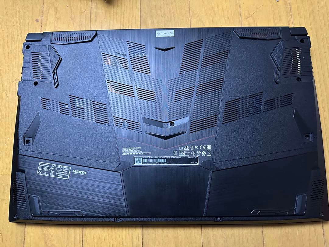 Windowsノート本体 MSI GF75THiN10UEK