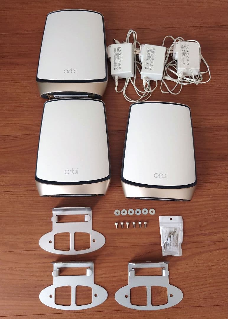 ​【壁掛けキット3台分付】NETGEAR Orbi RBK863S WiFi6