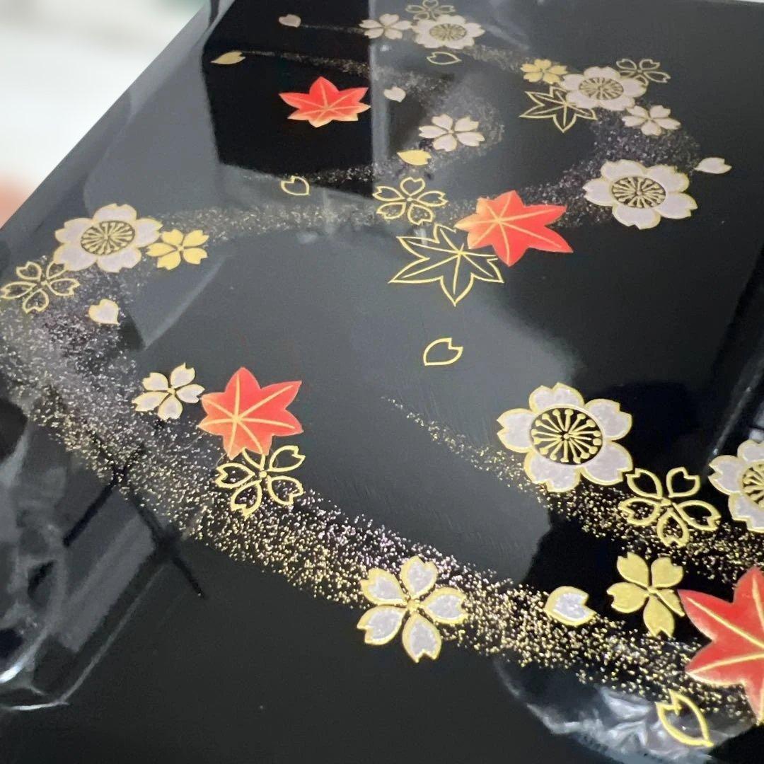 【希少年代物】高級漆器 電話帳＆ボールペンセット 金縁仕様 桜 紅葉 昇峰 銘入
