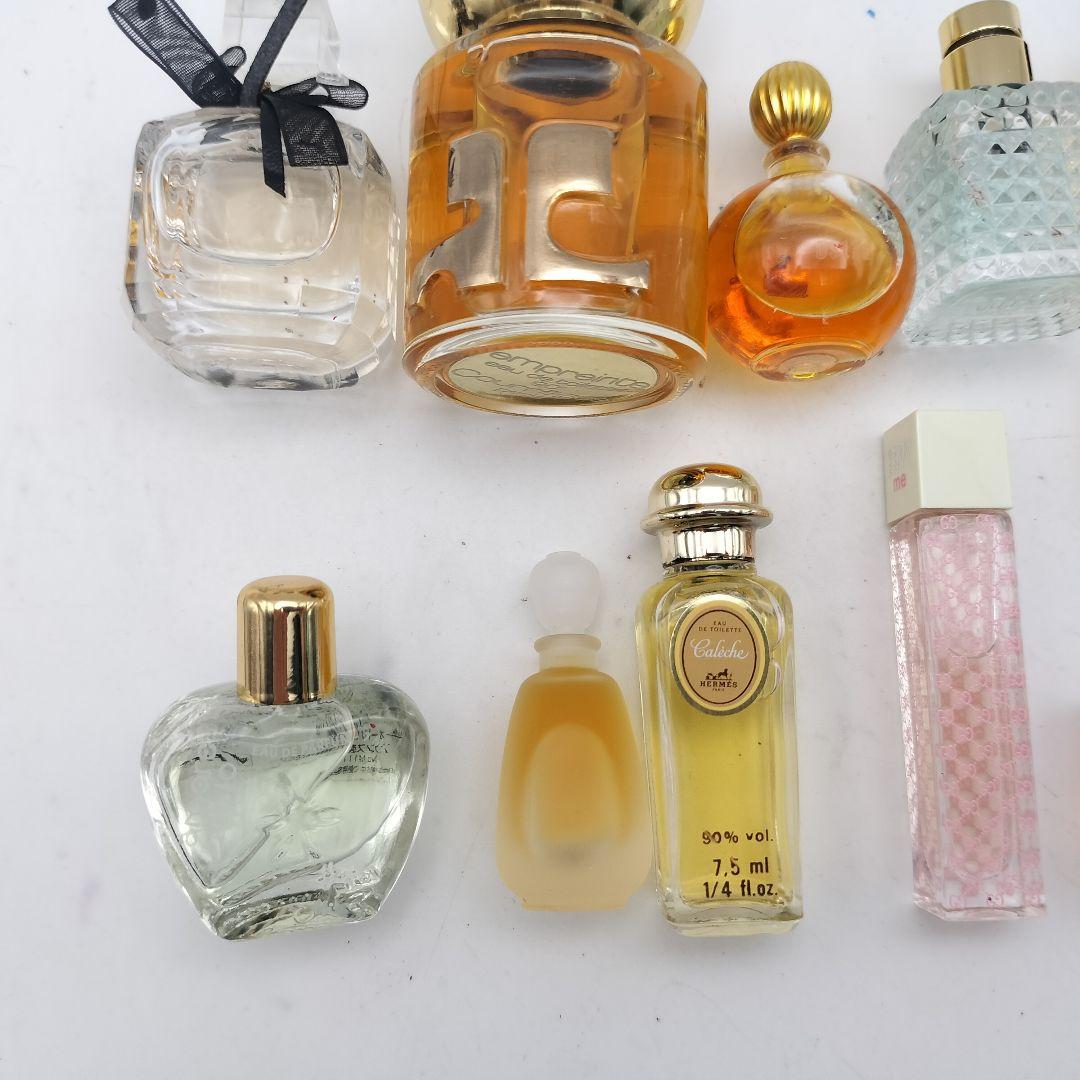■未使用　ブランドミニ香水11個　グッチ　ティファニー　クレージュ　エルメス