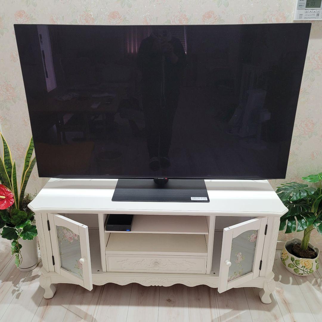ロココ調　テレビボード　テレビ台　ねこ脚　ネコ脚　ねこ足　猫足