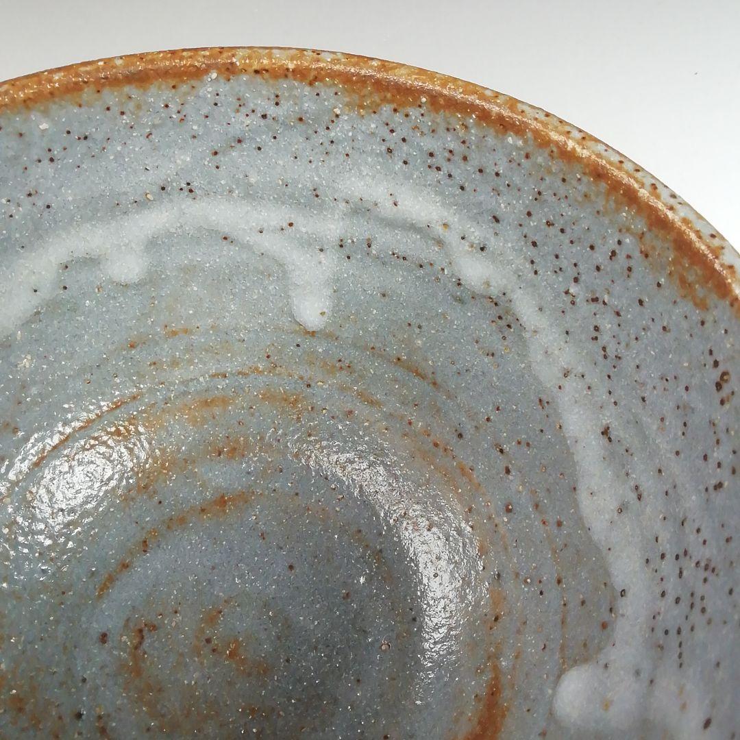 Ｗ３９５　茶碗　『鼡志野　茶碗』『野中春清 造』　共箱　抹茶碗　茶道具