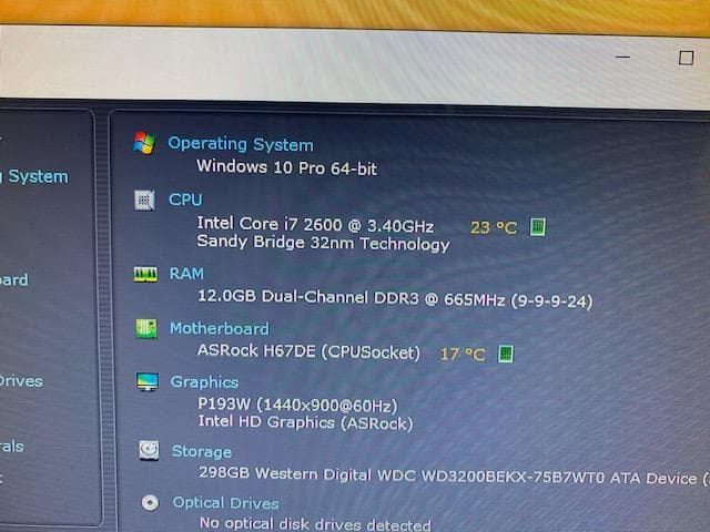 ASROCK H67DE +CPUi7-2600+メモリ12 G ⑥