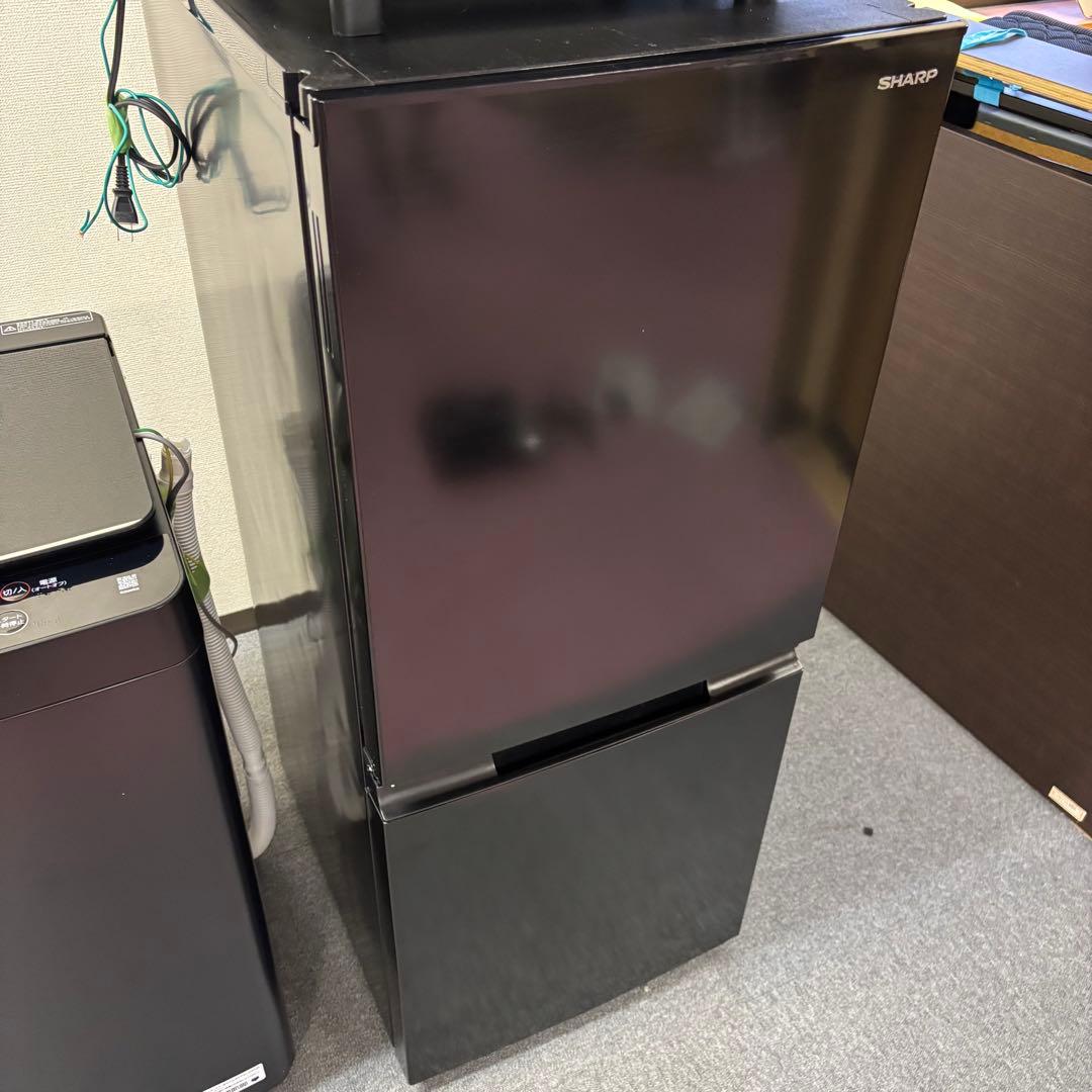 【ダラ】新生活応援セット 冷蔵庫・洗濯機・電子レンジ　黒統一セット　I