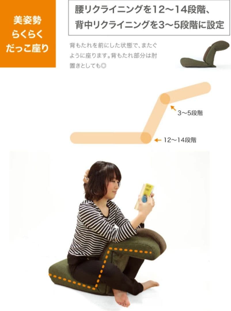 新品 波多野式骨盤ストレッチチェア座椅子
