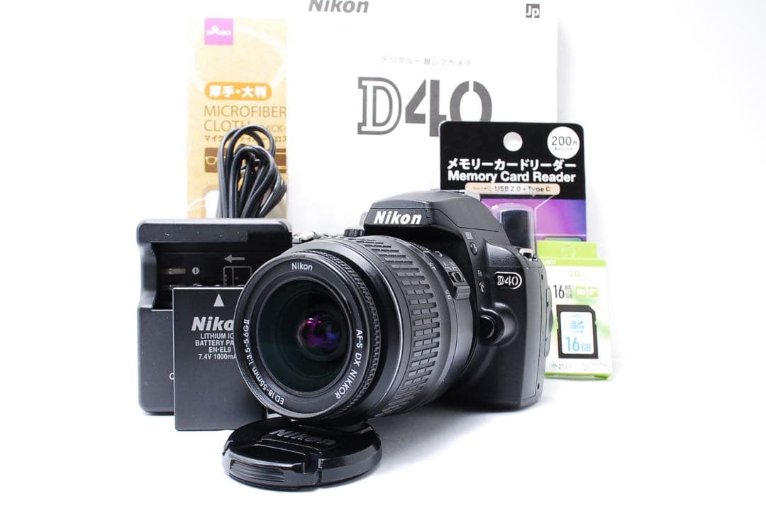 【スマホ転送◎】 Nikon D40 動作確認済み デジタル一眼レフ