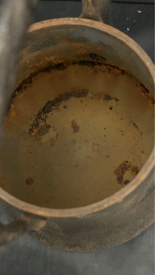 鉄瓶　湯沸　保壽堂　白扇　ワインポート　酒造　金属工芸