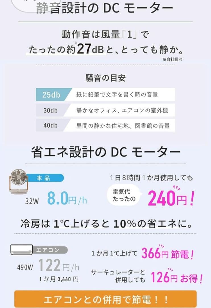 クワッズ サーキュレーター 38畳 DCモーター パワフル2枚羽根 最新モデル