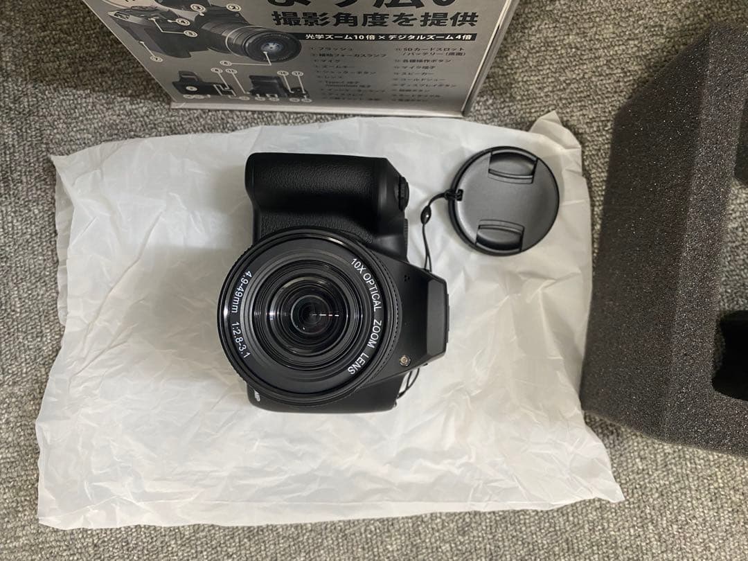一眼風デジタルカメラ　Optical 10 4Kデジタルカメラ 光学ズーム